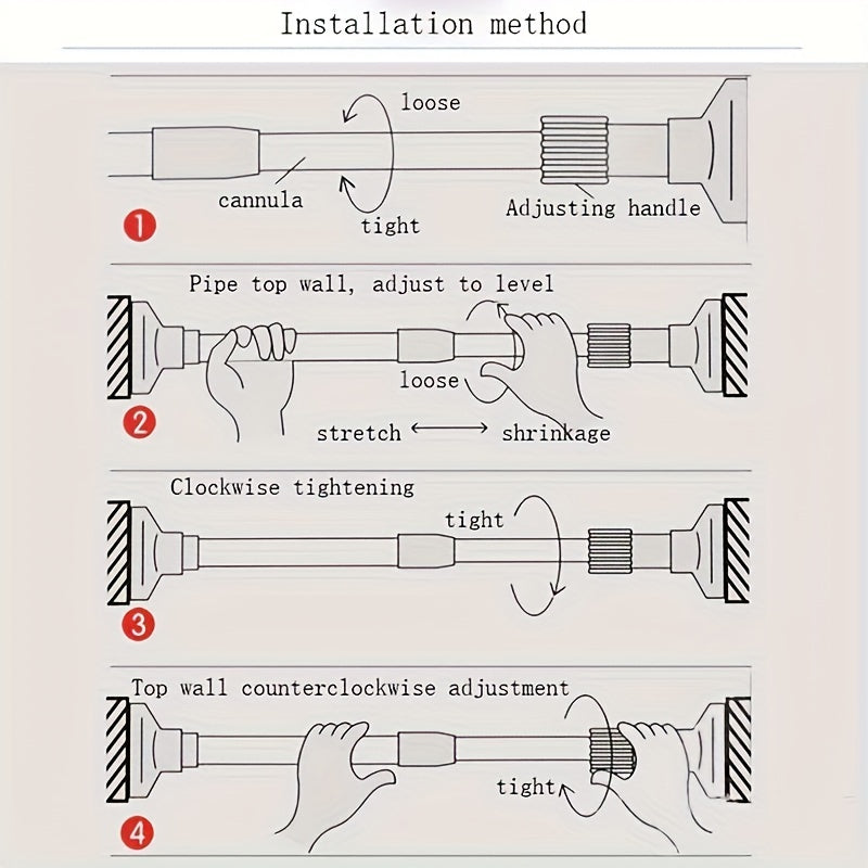 VARILLA EXTENSIBLE POWERPOLE™ PARA ROPA O CORTINAS