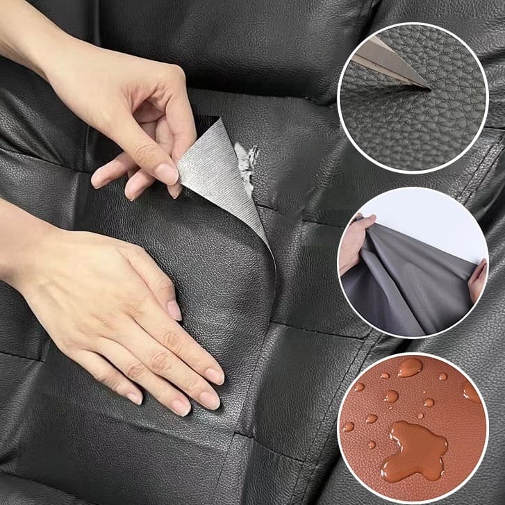 REPARADOR DE CUERO Autoadhesivo - Rollo de 140x50 cm