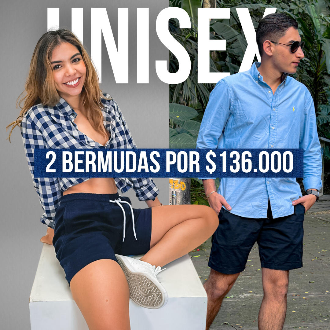 ¡3 BERMUDAS PARA HOMBRE Y MUJER! POR $178.500! [SOLO POR HOY]